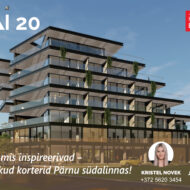 Vaated mis inspireerivad – uued luksuslikud korterid Pärnu südalinnas Lai 20!